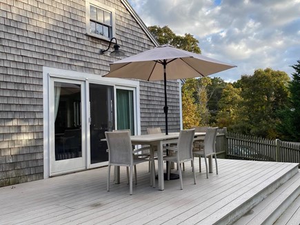 East Orleans Cape Cod vacation rental - Perfect deck for al fresco dining.