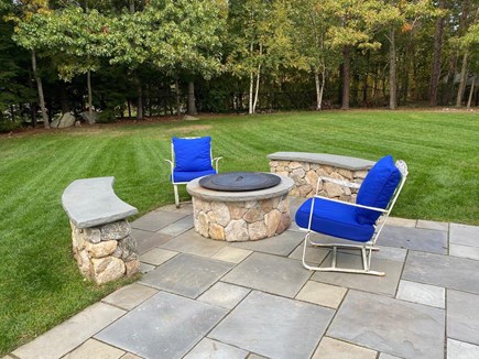 East Orleans Cape Cod vacation rental - Enjoy the fabulous fire pit and gorgeous yard