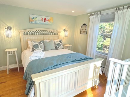 Eastham Cape Cod vacation rental - 2nd floor Queen bedroom with closet + crib