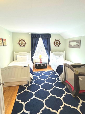 Eastham Cape Cod vacation rental - 2nd floor bedroom with 2 twin beds with closet, pack-n-play