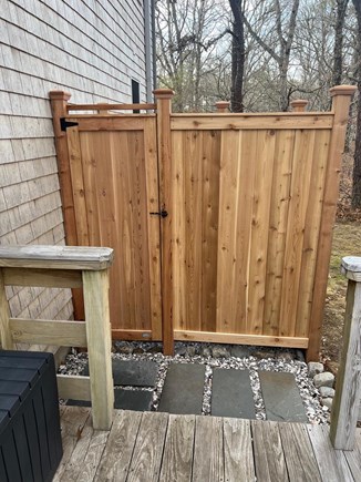 Eastham Cape Cod vacation rental - New cedar outdoor shower (2025)
