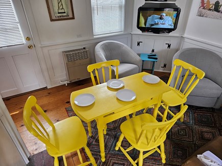 Dennis Port Cape Cod vacation rental - Pull out table for dining of 4