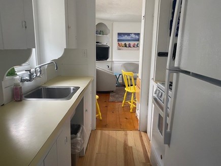 Dennis Port Cape Cod vacation rental - Galley kitchen with full appliances