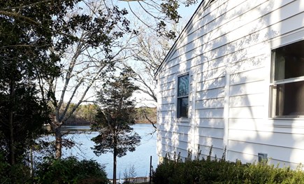 in East Falmouth, waterfront  Cape Cod vacation rental - Our home overlooks the pond