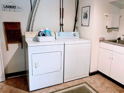 in East Falmouth, waterfront  Cape Cod vacation rental - Laundry