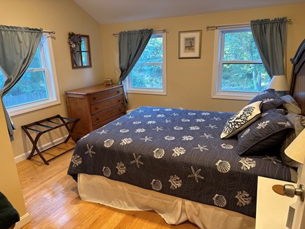 Eastham Cape Cod vacation rental - Bedroom #2 features a queen bed, closet, and beautiful views