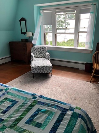 Woods Hole, Quissett Harbor Cape Cod vacation rental - The first master bedroom has a king bed and harbor views.