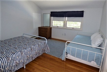 Dennis Cape Cod vacation rental - Bedroom with 2 twins and a trundle that can make a Queen Bed