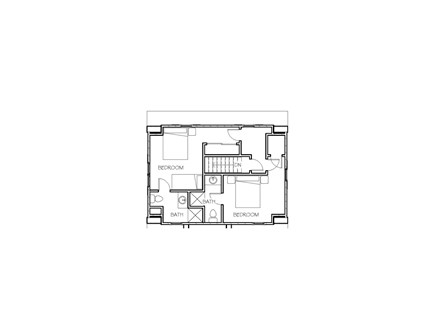 Dennis Village-Mayflower Beach Cape Cod vacation rental - Second floor plans