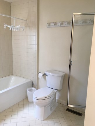 Brewster, Sears Point Community Cape Cod vacation rental - Master Bathroom Toilet and Tub