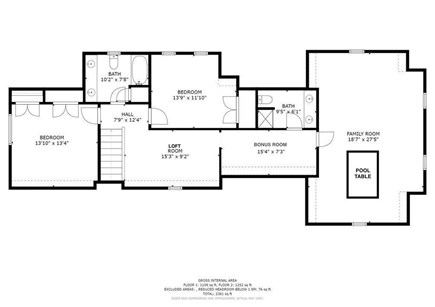 West Yarmouth (Seagull Beach) Cape Cod vacation rental - Second floor layout.