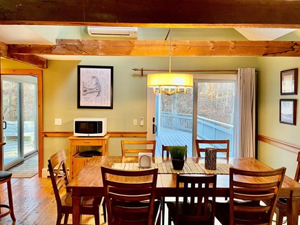 Wellfleet Cape Cod vacation rental - Dining area with 8 chairs