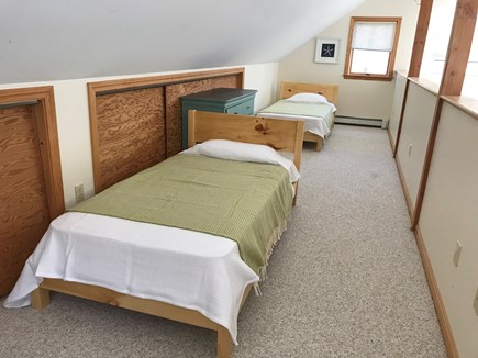 Wellfleet  Cape Cod vacation rental - Loft Area with two twin Beds.