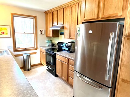 Wellfleet  Cape Cod vacation rental - Cheerful, updated kitchen w/ large fridge.
