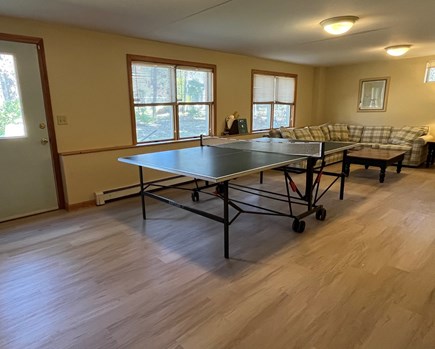Wellfleet  Cape Cod vacation rental - For walkout basement, backyard has a patio and sitting area.