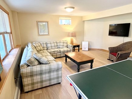 Wellfleet  Cape Cod vacation rental - Also in the basement is a comfy full couch and tv area .