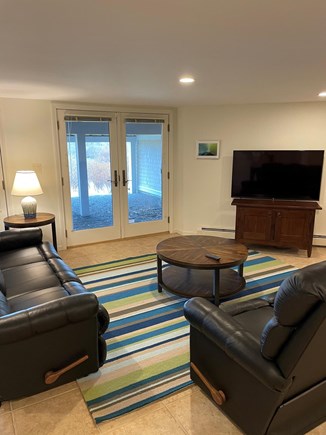 South Chatham Cape Cod vacation rental - Second family room with 55 inch wall mounted TV