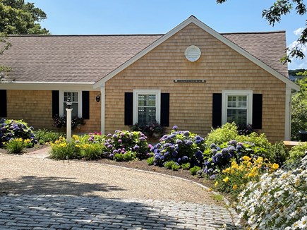 South Chatham Cape Cod vacation rental - Beautifully landscaped and newly shingled front entryway