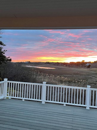 South Chatham Cape Cod vacation rental - The sunset in February!!