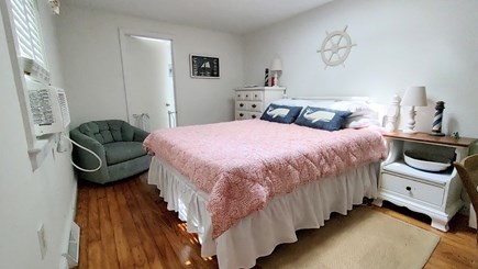 Yarmouth Cape Cod vacation rental - Master bedroom with a firm queen mattress and a desk for writing