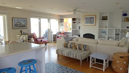 Wellfleet Cape Cod vacation rental - Open Living- Dining- Kitchen all with water views.
