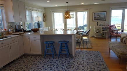 Wellfleet Cape Cod vacation rental - Eating counter, looking to dining area & screened porch.