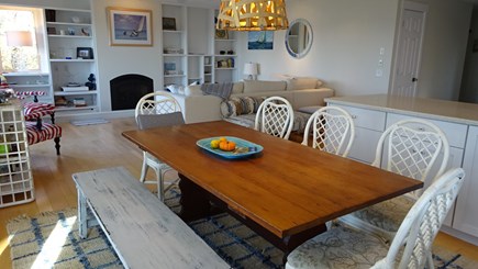 Wellfleet Cape Cod vacation rental - Dining area leads to screened in porch.