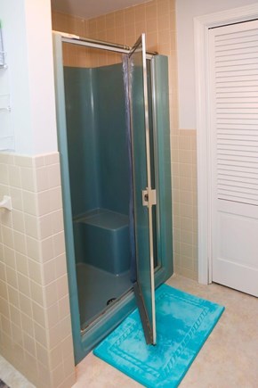 Wellfleet Cape Cod vacation rental - Separate shower in bathroom #2 has a built in sitting bench