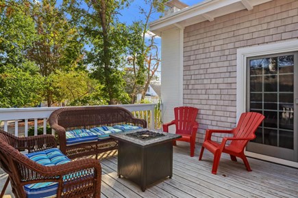 Falmouth Cape Cod vacation rental - Deck with Fire pit