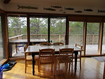 Wellfleet Cape Cod vacation rental - Dining table