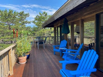 Wellfleet Cape Cod vacation rental - Upstairs deck off living area