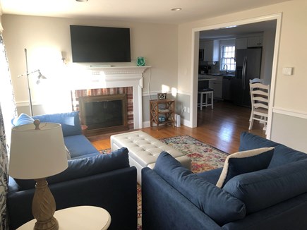 Hyannis/Centerville Line Cape Cod vacation rental - Living room open to kitchen