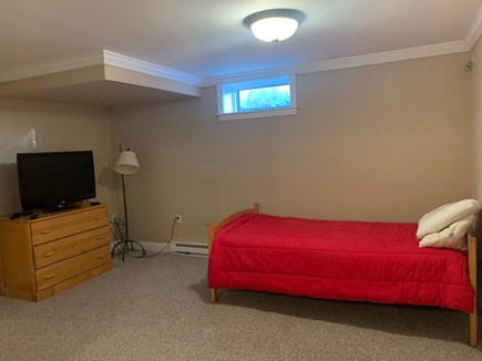 Eastham Cape Cod vacation rental - Twin bed and 2 futons and TV in lower level