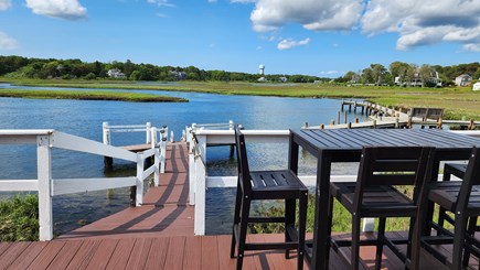 Dennis Port Cape Cod vacation rental - Back deck overlooking the Swan River