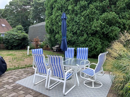 North Falmouth Cape Cod vacation rental - Outside dining table and chairs