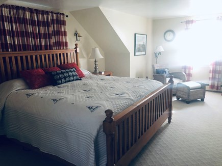 Falmouth, Maravista Cape Cod vacation rental - HUGE master bedroom with seatingfan, air conditioning