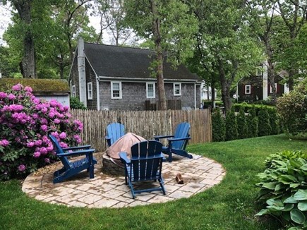 Falmouth, Maravista Cape Cod vacation rental - Back yard fire pit