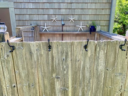 East Orleans Cape Cod vacation rental - Outdoor Shower.<br/>Beware! May knock you over- SO Good!