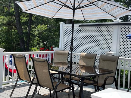 Dennis Cape Cod vacation rental - Outdoor deck with lots of seating.