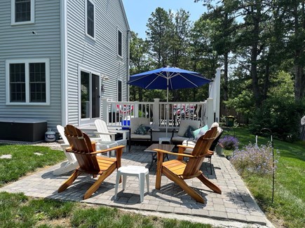 Dennis Cape Cod vacation rental - Backyard patio for relaxing and conversations.