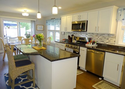 Dennis Cape Cod vacation rental - Updated kitchen with breakfast bar 