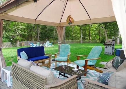 Dennis Cape Cod vacation rental - Amazing patio area with private fenced back yard 
