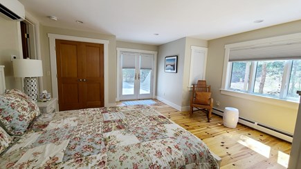 Wellfleet Cape Cod vacation rental - First floor bedroom with queen and ensuite bathroom