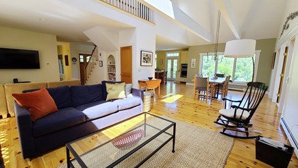 Wellfleet Cape Cod vacation rental - Open & bright living area w/living room, dining area & TV nook