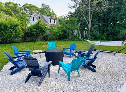 East Falmouth Cape Cod vacation rental - Enjoy the fire pit at night!