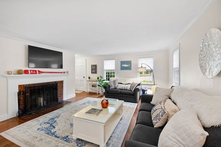 East Falmouth Cape Cod vacation rental - Comfortable living room with flat screen Smart TV.
