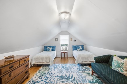 East Falmouth Cape Cod vacation rental - Upstairs bedroom with two twins.