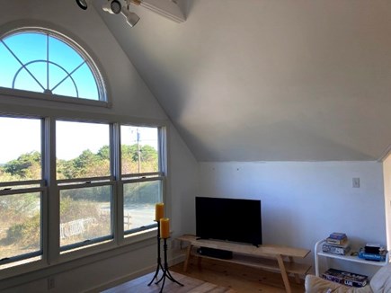 Truro Cape Cod vacation rental - Peeks of the ocean from these windows