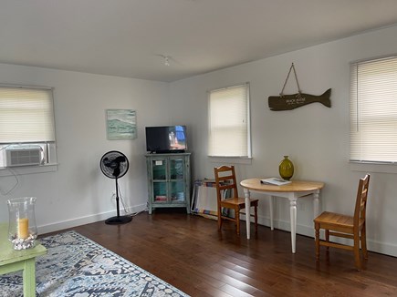 Truro Cape Cod vacation rental - Living Room Area with Dining