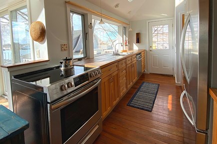 West Yarmouth Cape Cod vacation rental - Brightly lit kitchen gets plenty of Cape Cod sun